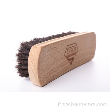 Brosse de siège en cuir SGCB pour l&#39;entretien automobile